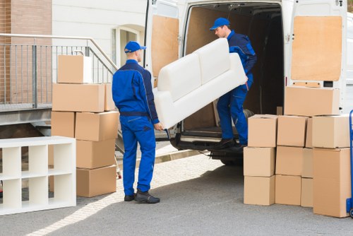 Removalists helping with a home move in Hampton