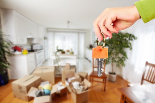 Removal team preparing a home move in Hampton