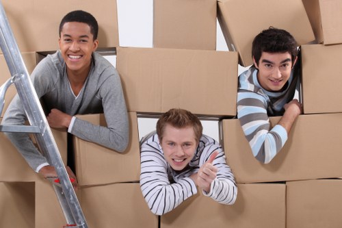 Local team handling office furniture relocation in Hampton