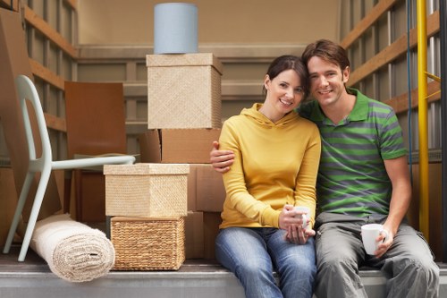 Commercial moving van for Hampton businesses