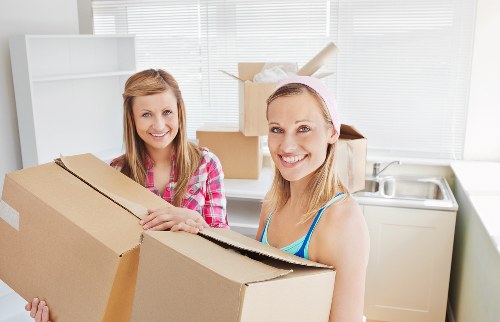 Risk assessment in progress before a professional moving job begins