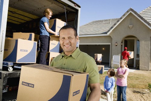Household moving items prepared for house removals in Hampton